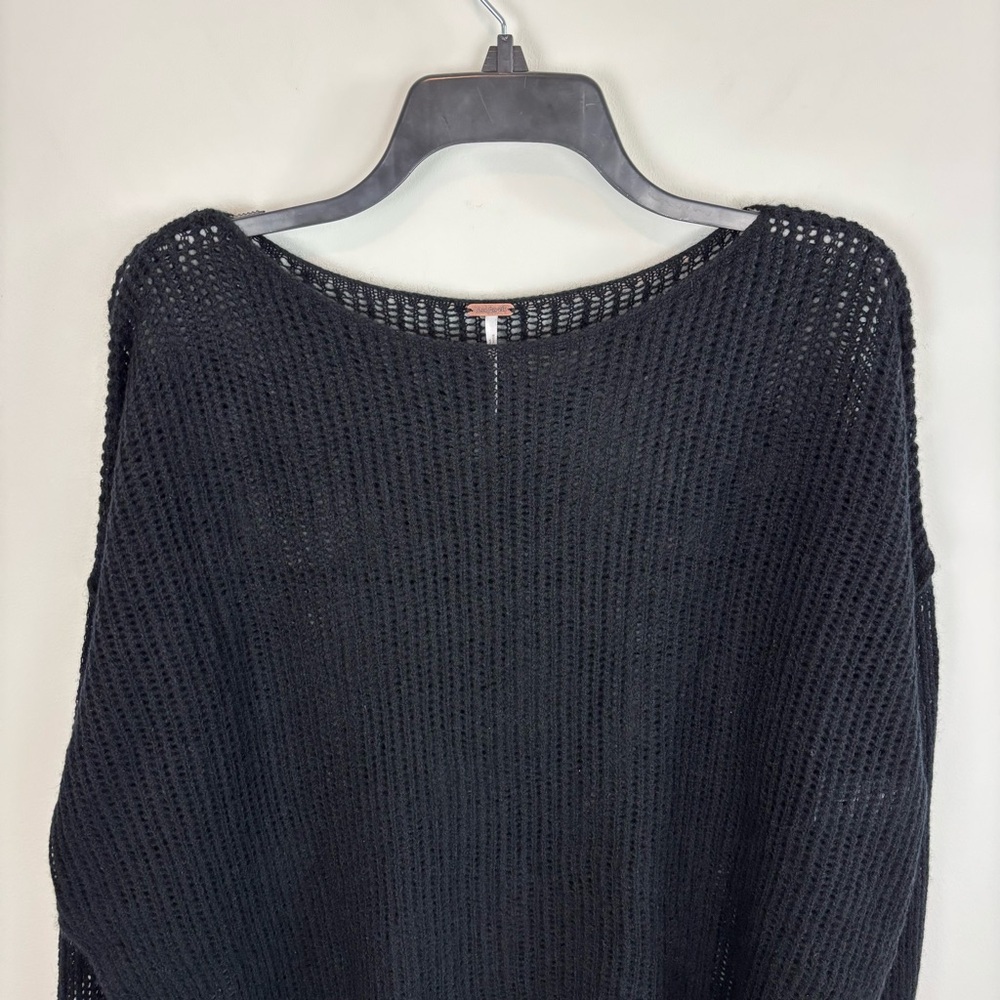 Free People Wednesday Cashmere Sweater in Black Size S - Picture 4 of 11